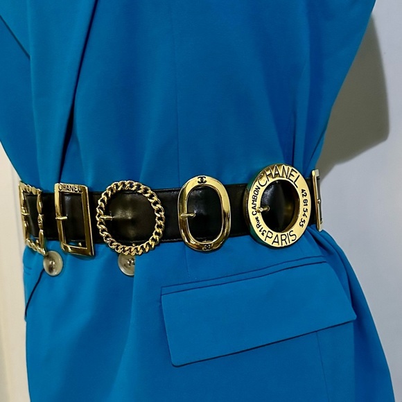 Iconic Vintage CC Rue Cambon Belt – 1980s Lagerfeld Era Belt main image 16